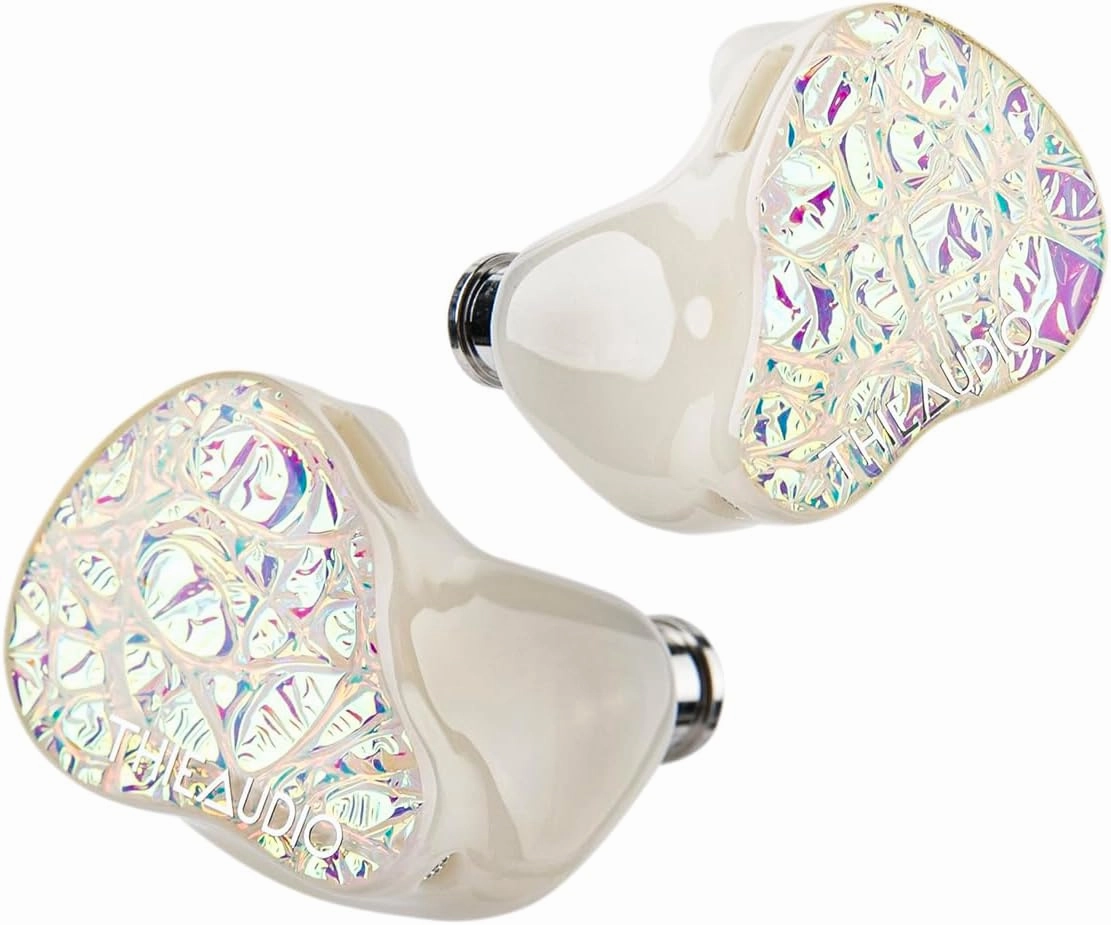 Linsoul THIEAUDIO Hype 4 2DD 4BA in Ear Monitor, HiFi IEM Earphones with Tonal Balance, Latest Sonion Driver, Detachable Silver-Plated OCC Cable for Audiophile Musician Professionals (White) audiophile headphones,high-end headphones,studio over-ear,