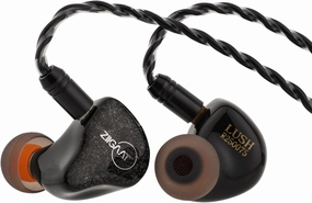 Linsoul ZiiGaat Lush in Ear Monitor, 1DD 4BA Hybrid Earphone IEM, Studio Monitor Tunning Wired Earbuds with Detachable Cable for Professional Music Engineers Audiophiles (Silver) audiophile headphones,high-end headphones,studio over-ear,