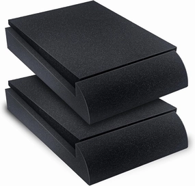 Liquid Stands Studio Monitor Sound Isolation Pads for Speakers 5" High-Density Speaker Foam Pads That Prevents Vibrations Angled Speaker Riser - Acoustic Speakers Isolation Pad for Floor, Desktop isolation pads,speaker feet,vibration dampeners,