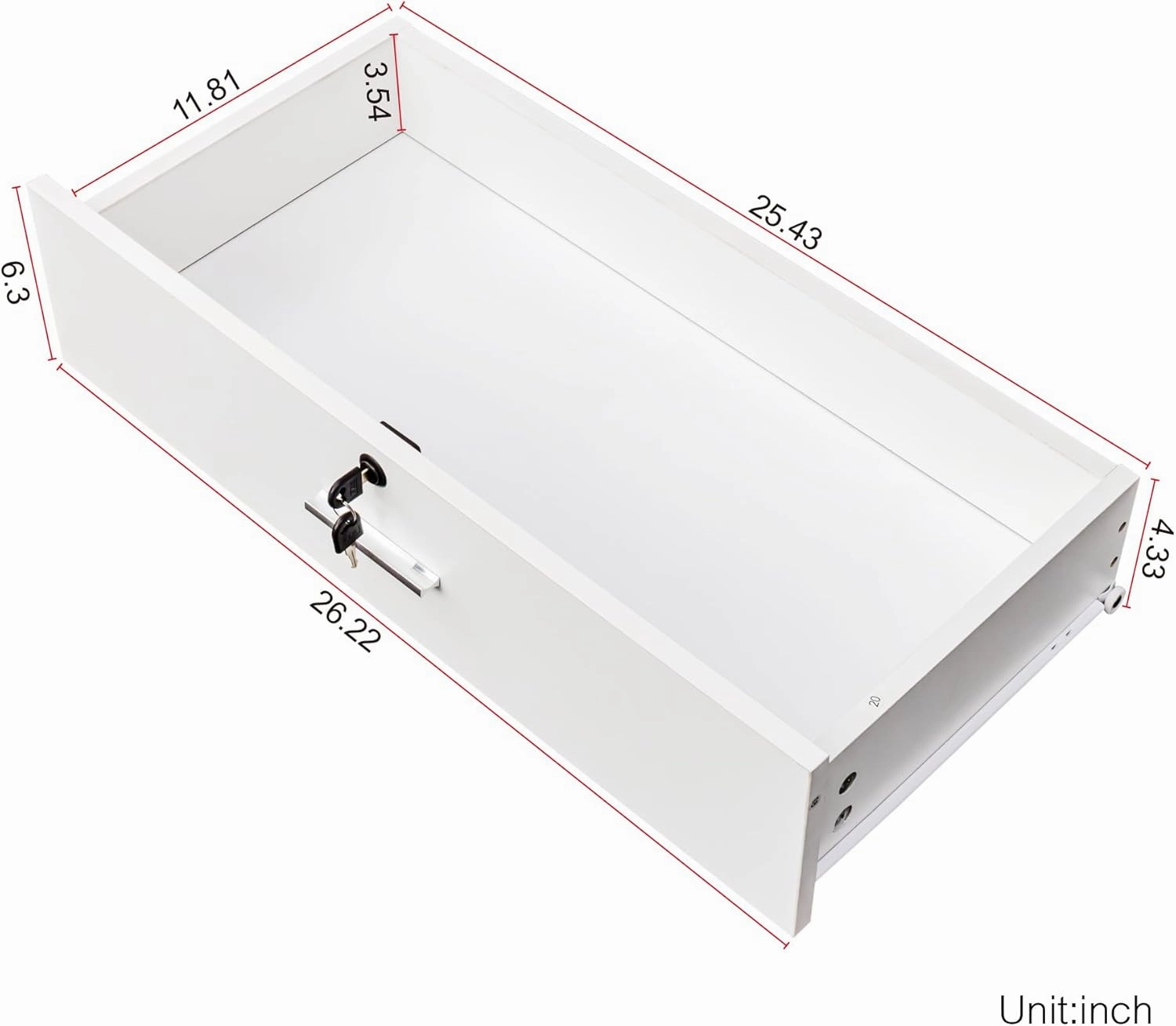 Locking Beauty Salon Storage Cabinet, Salon Styling Station with Hair Dryer Holder and Stylist Equipment Drawer (White)