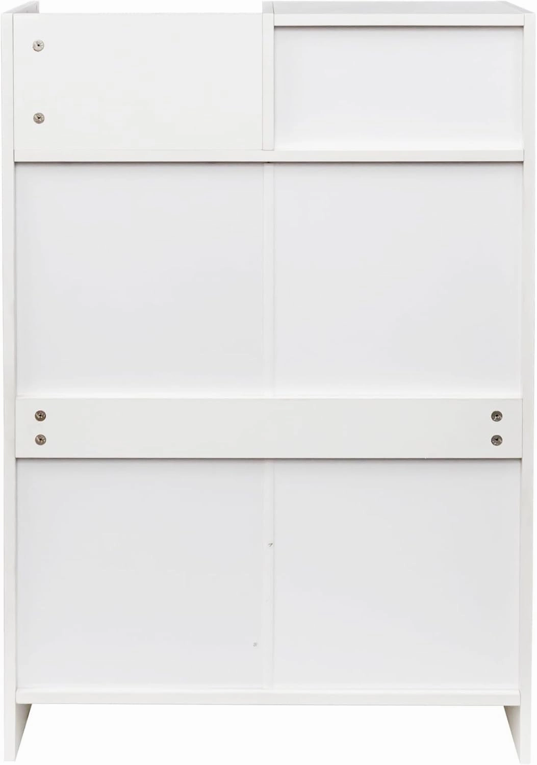 Locking Beauty Salon Storage Cabinet, Salon Styling Station with Hair Dryer Holder and Stylist Equipment Drawer (White)