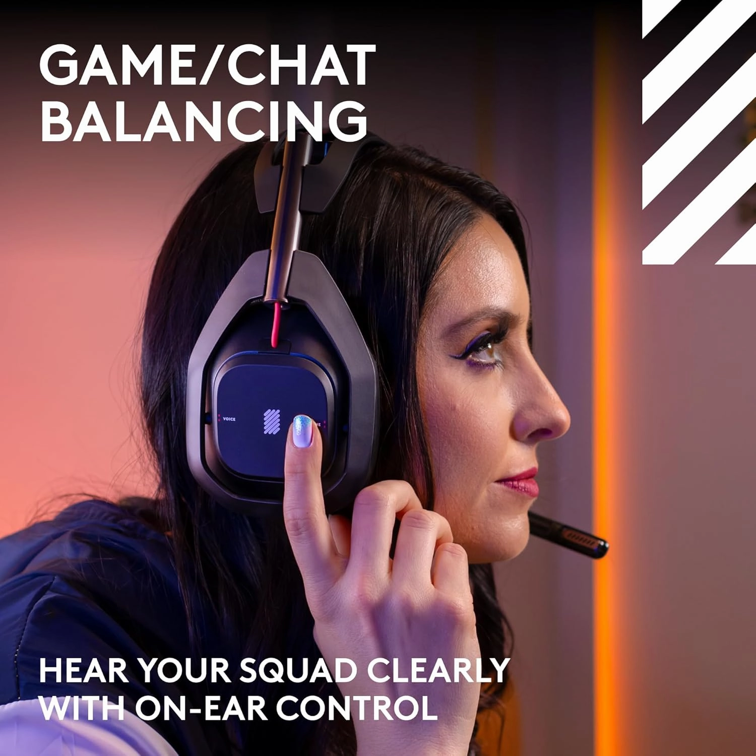 Logitech G Astro A50 Omni-Platform Wireless Gaming Headset   Base Station for PS5, Xbox, PC: PLAYSYNC Audio Switcher, <16 bit/48kHz (Console), <24 bit/48 kHz (PC), 24hr Battery, 2.4GHz & BT - Black