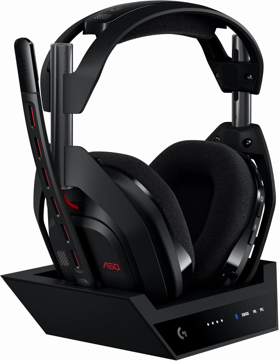 Logitech G Astro A50 Omni-Platform Wireless Gaming Headset   Base Station for PS5, Xbox, PC: PLAYSYNC Audio Switcher, <16 bit/48kHz (Console), <24 bit/48 kHz (PC), 24hr Battery, 2.4GHz & BT - Black audiophile headphones,high-end headphones,studio