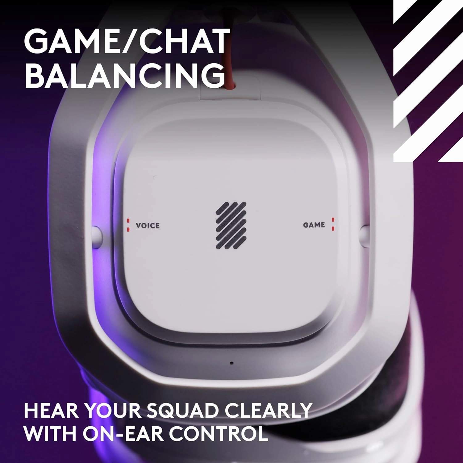 Logitech G Astro A50 Omni-Platform Wireless Gaming Headset   Base Station for PS5, Xbox, PC: PLAYSYNC Audio Switcher, <16 bit/48kHz (Console), <24 bit/48 kHz (PC), 24hr Battery, 2.4GHz & BT - White