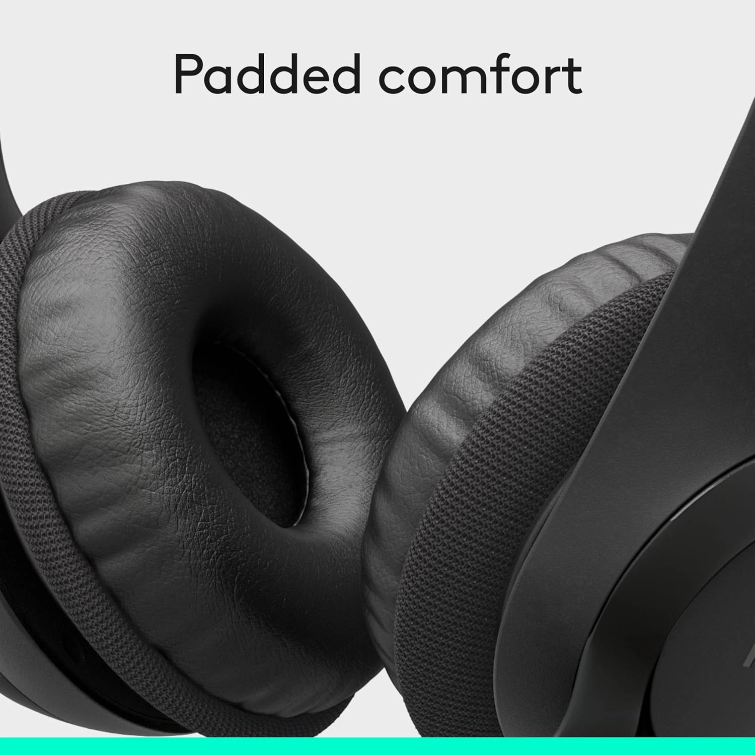 Logitech H390 Wired Headset for PC/Laptop, Stereo Headphones with Noise Cancelling Microphone, USB-A, In-Line Controls, Works with Chromebook - Black