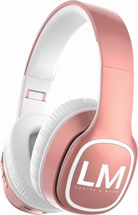Louise&Mann Wireless Headphones Over Ear, Bluetooth Headphones 5.3, Foldable Lightweight with Soft Memory Foam Earmuffs, Built-in Mic with Wired Mode and Carry Case for Travel,Office,PC over-ear headphones,closed back headphones,wireless studio cans,