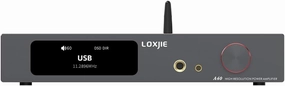 LOXJIE A40 Digital Audio Amplifier 165W*4, Hi Res Headphone Amp Receiver, MA5332MS Chip MQA-CD, USB/Opt/COX/RCA/BT 5.1/HDMI(ARC)/Phono Input with Remote Control integrated amplifier,stereo receiver,hi-fi amp combo,