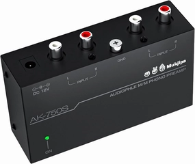 LP-A Preamp Preamplifier, Pre-Amplifier for Turntable Audiophile M/M Phono preamp with Level Volume Controls 2 RCA, Low Noise Operation, with 12 Volt DC Adapter. LP-A phono preamp,turntable amplifier,record player preamp,