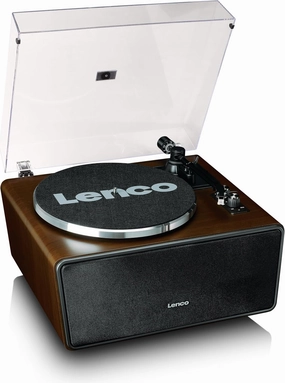 LS-470WA Turntable | 4 Built-in Speakers | Moving Magnetic Cartridge | Two Speed Settings direct-drive turntable,DJ turntable,hi-torque vinyl deck,
