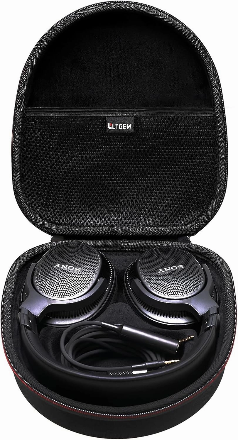 LTGEM Case Compatible with Sony MDR-MV1 Open Back Reference Monitor Headphones(Case Only) reference headphones,neutral sound headphones,monitor headphones,