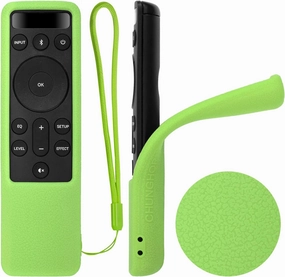 Luminous Green Case for Vizio D21 Voice Remote, Fit for Vizio 5.1 2.1 Home Theater D21-H D51-H D512-H D510-H D20 Remote Shockproof, Washable, Skin-Friendly, Anti-Lost (Glow in Dark Green) home cinema system,5.1 home theater,surround sound package,