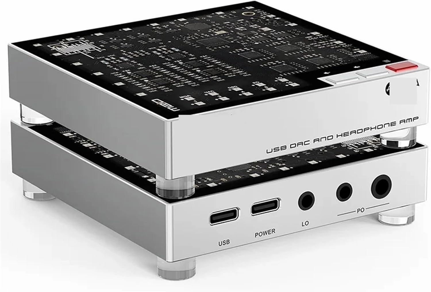 M20 Hi-Res Audio Decoder CS43131*4 TPA6120A2*2 Chip MQA-CD XU316 DSD256 USB Input 3.5mm 4.4mm Jack Headphone Amplifier(Black)