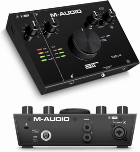 M-Audio AIR 192x4 USB C Audio Interface for Recording, Podcasting, Streaming with Studio Quality Sound, 1 XLR in and Music Production Software audio interface,USB interface,music recording input,
