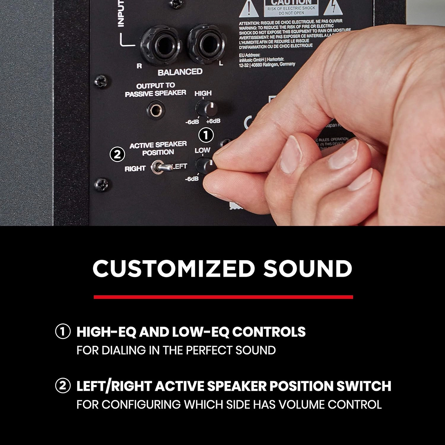 M-Audio BX3 3.5" Studio Monitors, HD PC Speakers for Recording and Multimedia with Music Production Software, 120W, Pair, Black