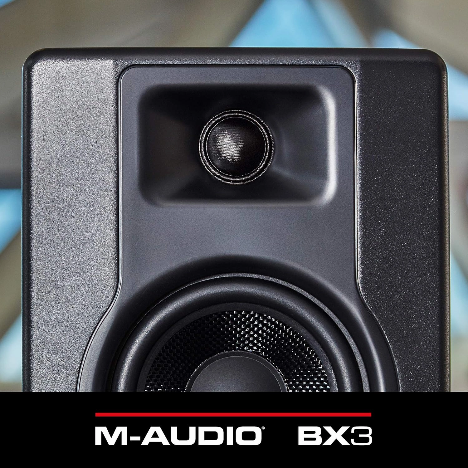 M-Audio BX3 3.5" Studio Monitors, HD PC Speakers for Recording and Multimedia with Music Production Software, 120W, Pair, Black