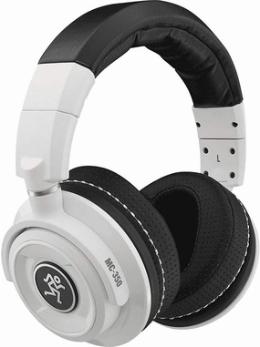 Mackie MC-350 Professional Closed-back Headphones - Arctic White reference headphones,neutral sound headphones,monitor headphones,