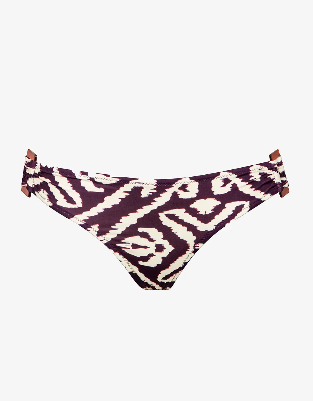 Makro Notion Ring Side Hipster Bikini Pant - Cream Aubergine