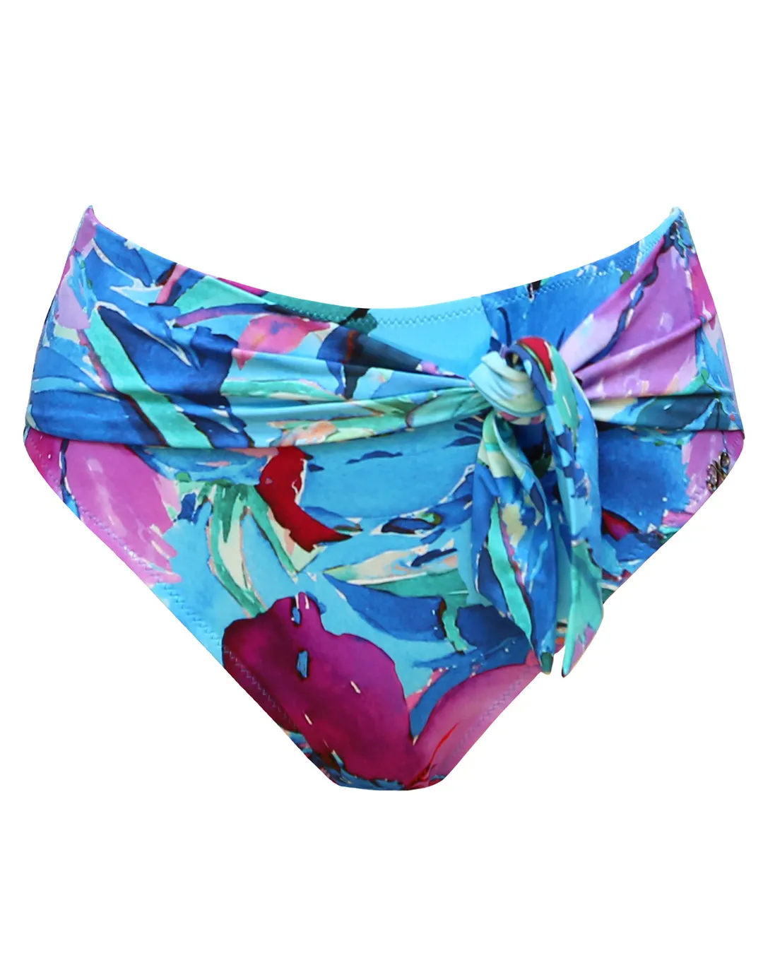 Malena Maxi Control Bikini Pant - Turquoise