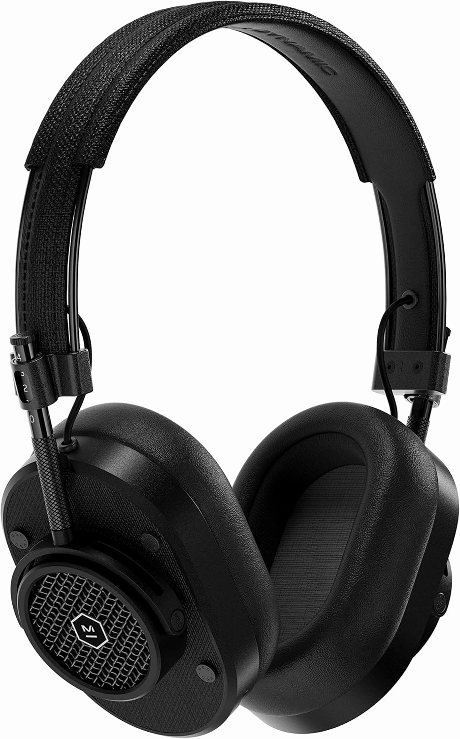 MASTER & DYNAMIC MH40 Over-Ear Wireless Headphones Gen II, Black Metal/Black Coated Canvas/Black Leather audiophile headphones,high-end headphones,studio over-ear,