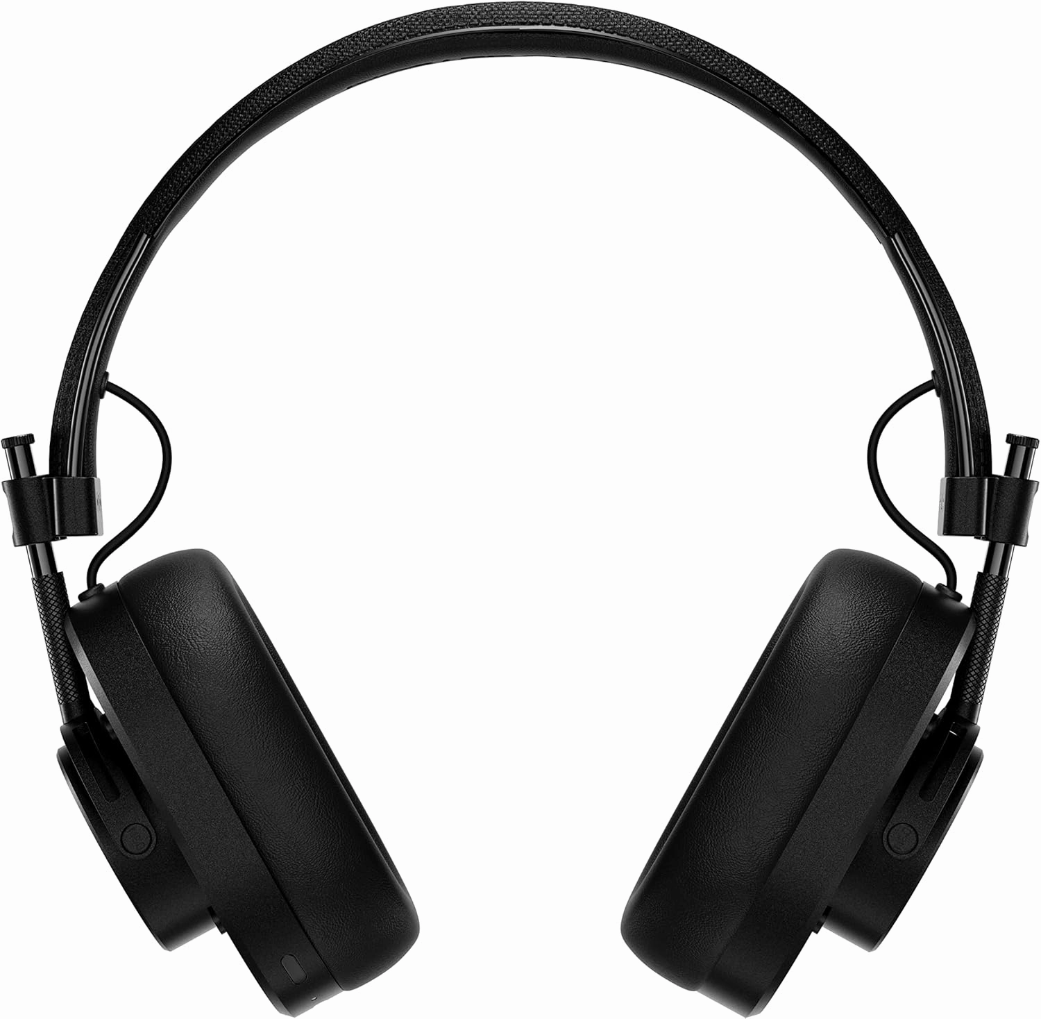 MASTER & DYNAMIC MH40 Over-Ear Wireless Headphones Gen II, Black Metal/Black Coated Canvas/Black Leather