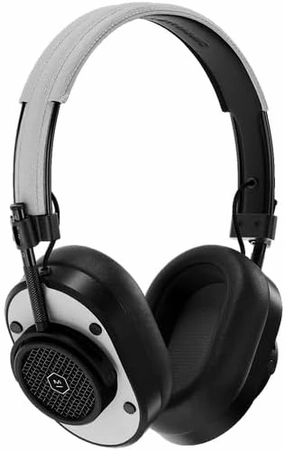MASTER & DYNAMIC MH40 Over-Ear Wireless Headphones Gen II, Black Metal/White Leather audiophile headphones,high-end headphones,studio over-ear,