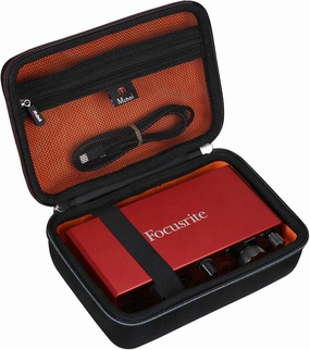 Mchoi Hard EVA Travel Case for Focusrite Scarlett 2i2 (3rd Gen) USB Audio Interface audio interface,USB interface,music recording input,