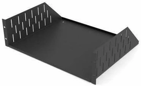 Mcm Custom Audio Rack Shelf, 3U, Steel, Black - 555-15477 audio rack,hi-fi component stand,media shelf,