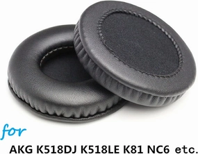 MDR NC7 Headphone Earpads Replacement Ear Pads Cushion Compatible with Philips SHB3060 Sony MDR-NC6 MDR NC6 MDR-NC8 AKG K518 K81 Noise Canceling Headsets, Black reference headphones,neutral sound headphones,monitor headphones,