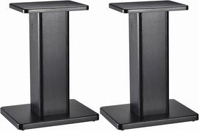 MECCANIXITY Wood Speaker Stands, 2 Pack 15.7 Inch (40cm) Universal Speaker Stand Hollowed Bases Enhanced Audio Listening for Home Theaters Cinema speaker stands,monitor stands,floor speaker holders,