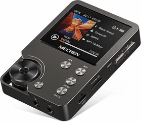 MECHEN M30 HiFi MP3 Player, Lossless DSD High Resolution Digital Audio Music Player, High-Res Portable Audio Player with 64GB Memory Card (Gray) hi-res portable player,digital audio player,DAP lossless,