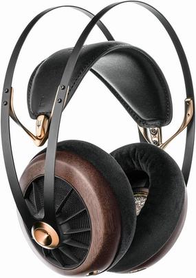 MEZE AUDIO 109 PRO | Wired Over-The-Ear Walnut Wood Audiophile Open-Back Headphones | 50mm Dynamic Drivers | Low Impedance 40 Ohms | Cables and Carrying Pouch Included | 2-Year Warranty audiophile headphones,high-end headphones,studio over-ear,