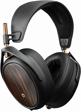 MEZE AUDIO | LIRIC 2nd Generation | Wired Over-Ear Closed-Back Planar Magnetic Headphones for Audiophiles | Macassar Ebony Wood Earcups | Detachable Magnetic Earpads | Premium Braided Cable Included audiophile headphones,high-end headphones,studio over-ear