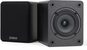 Micca COVO-S 2-Way Passive Bookshelf Speakers, Amplifier Required, Not for Turntable, 3-Inch Woofer, 0.75-Inch Tweeter, Wall Mountable, Pair, Black bookshelf speakers,compact stereo speakers,hi-fi shelf speakers,