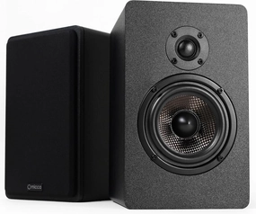 Micca MB42X G2 Passive Bookshelf Speakers for Home Theater Surround Sound, Stereo, and Passive Near Field Monitor, 2-Way (Black, Pair) bookshelf speakers,compact stereo speakers,hi-fi shelf speakers,