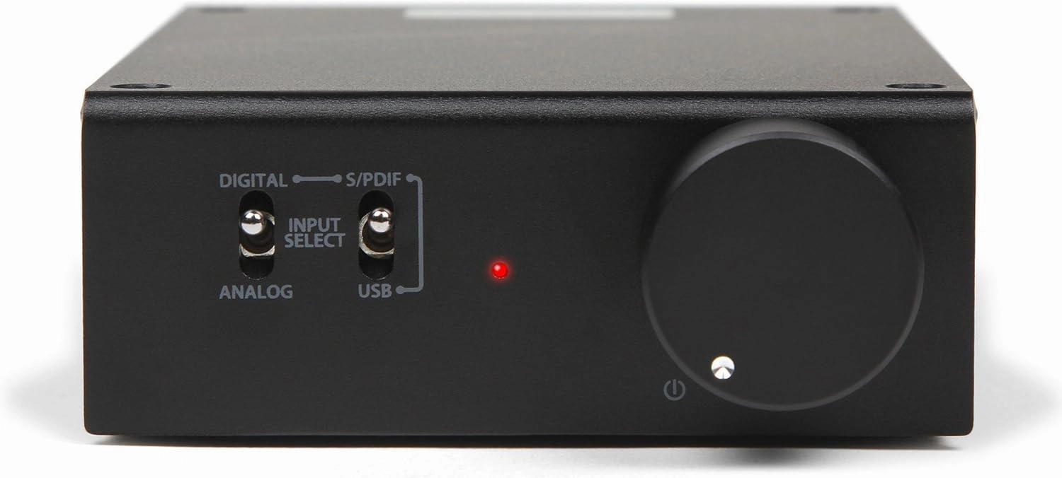Micca OriGain Compact Stereo Integrated Amplifier and DAC, 50W x 2, 96kHz/24-Bit, USB and Optical S/PDIF (Black) integrated amplifier,stereo receiver,hi-fi amp combo,