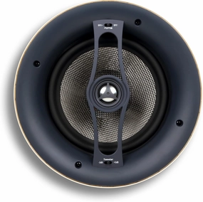 Micca Reference Series R-8C 2-Way in Ceiling in Wall Speaker, 8 Inch Woofer, 1-Inch Pivoting Aluminum Dome Tweeter, Tone Controls, 9.5-Inch Cutout Diameter, Each, White soundbar,TV speaker bar,home theater soundbar,