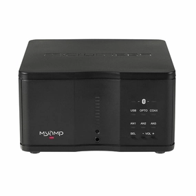 micromega - MyAmp Integrated Amplifier/DAC/Headphone Amp in Black integrated amplifier,stereo receiver,hi-fi amp combo,