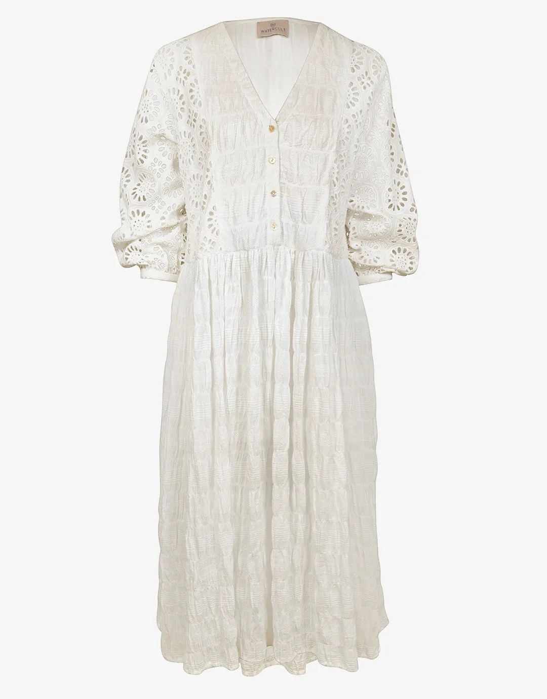 Midi Beach Dress - Optic White