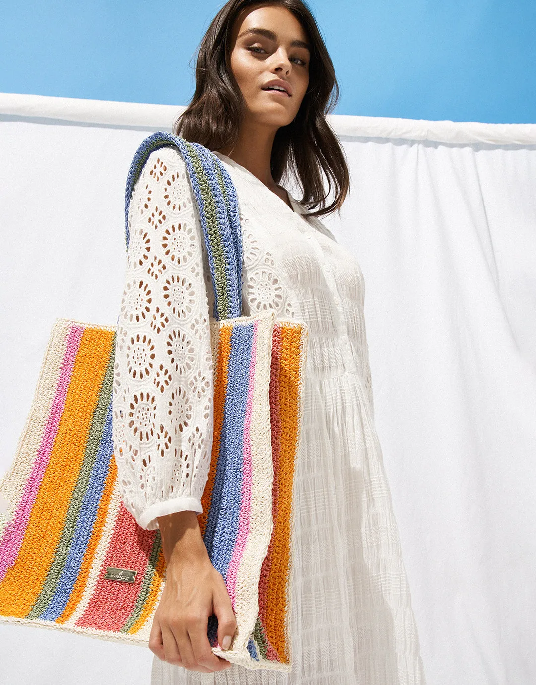 Midi Beach Dress - Optic White
