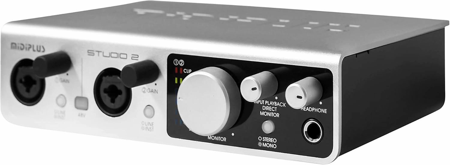 midiplus Studio 2 USB Audio Interface audio interface,USB interface,music recording input,