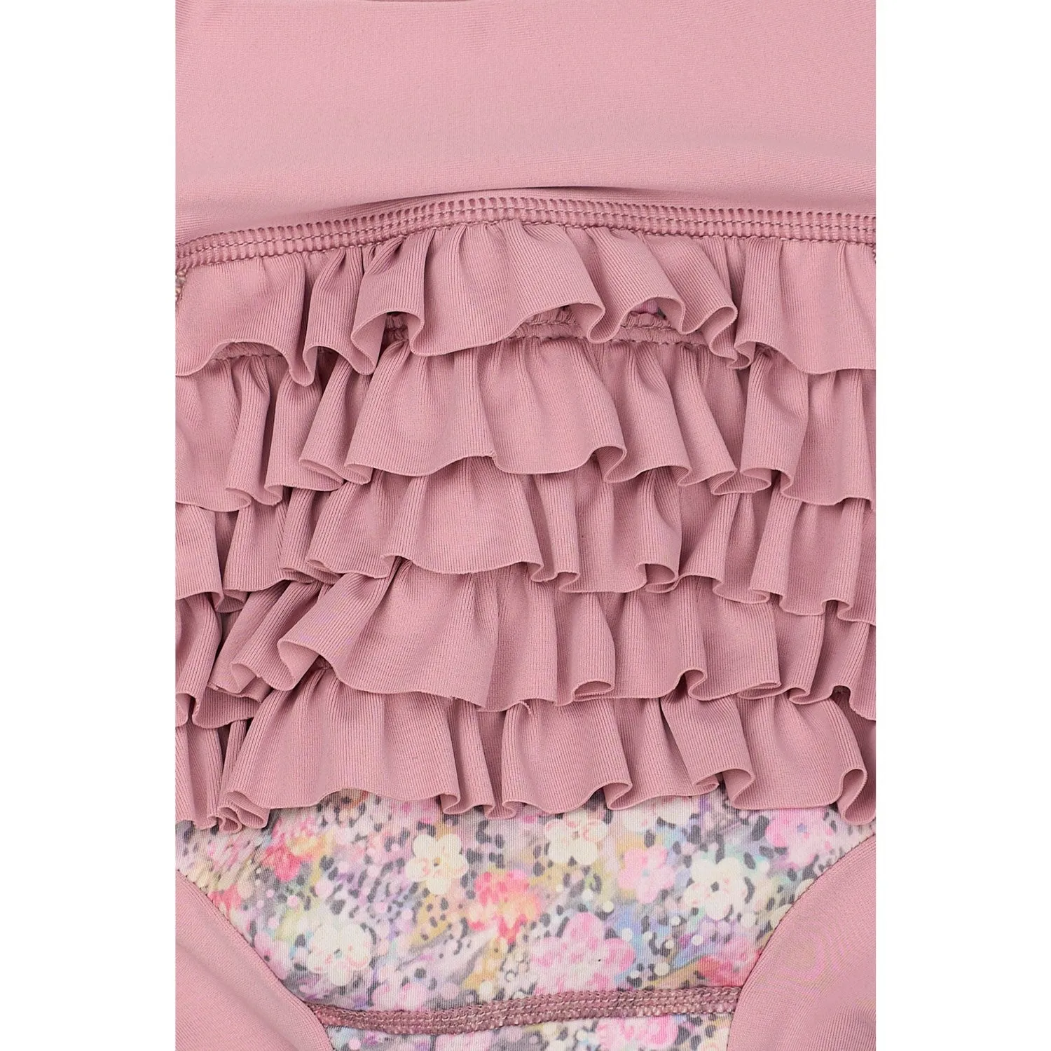 Mikk-Line Lilas AOP Baby Swim Pant Frill Recycled