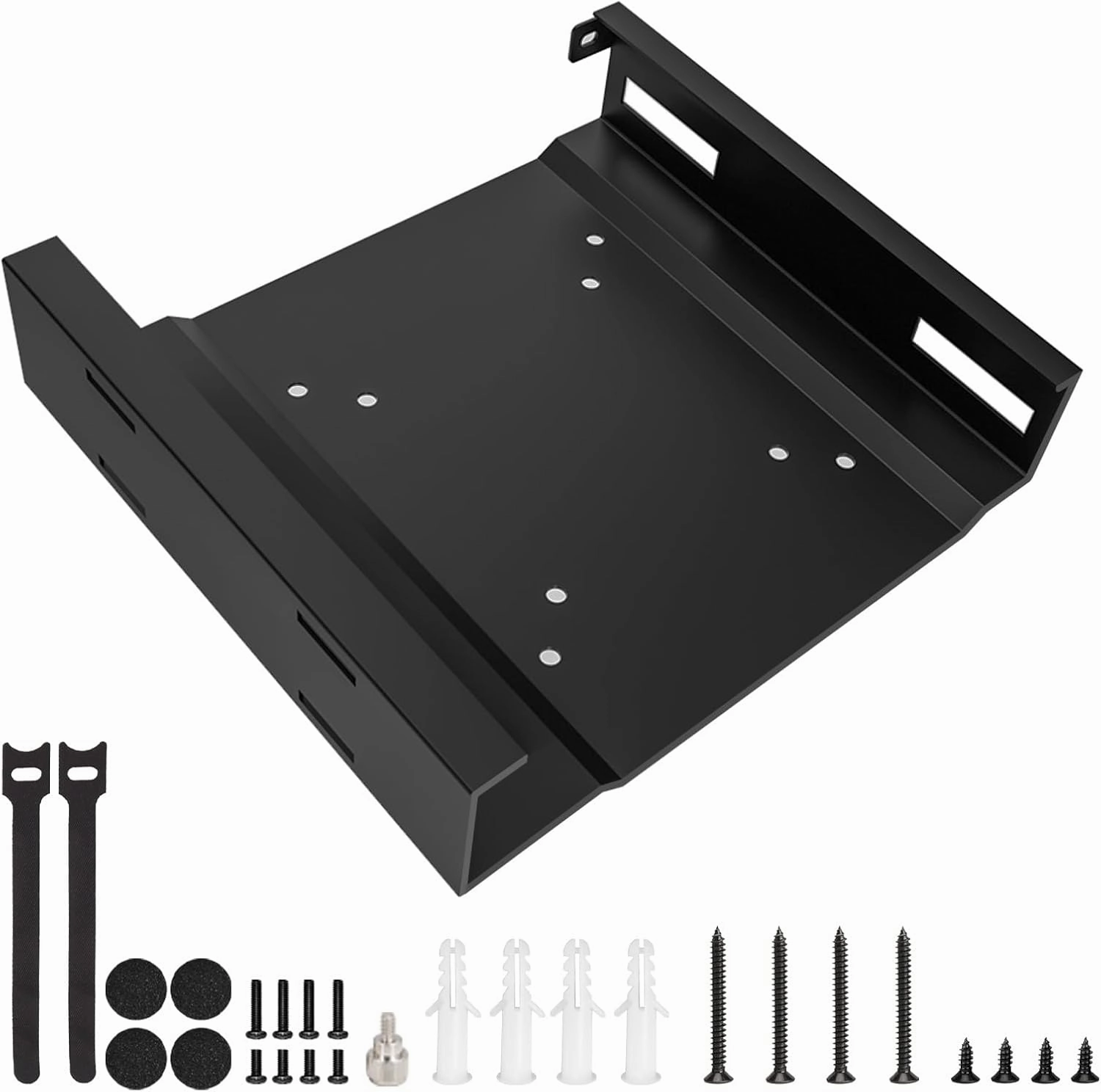 Mini PC Mount for Dell Micro Mount,Wall VESA and Under Desk Mount for Dell OptiPlex Micro Form Factor, Monitor Stands for Dell MFF 7050 7080 5070 7020 3000 7060 7090 7010 3060 3040 3050 9020 and More speaker wall mount,audio bracket,AV wall mounting,