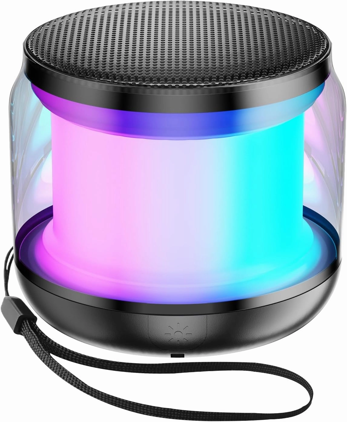 Mini Portable Bluetooth Speakers Wireless,TWS Pairing Small Bluetooth Speakerwith Lights and Lanyard,Gifts for Women/Girls, Boys and Kids for Christmas wireless speakers,portable Bluetooth speaker,multiroom speaker,