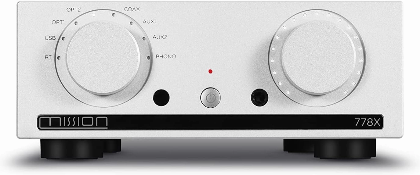 Mission 778x Integrated Amplifier (Silver) integrated amplifier,stereo receiver,hi-fi amp combo,