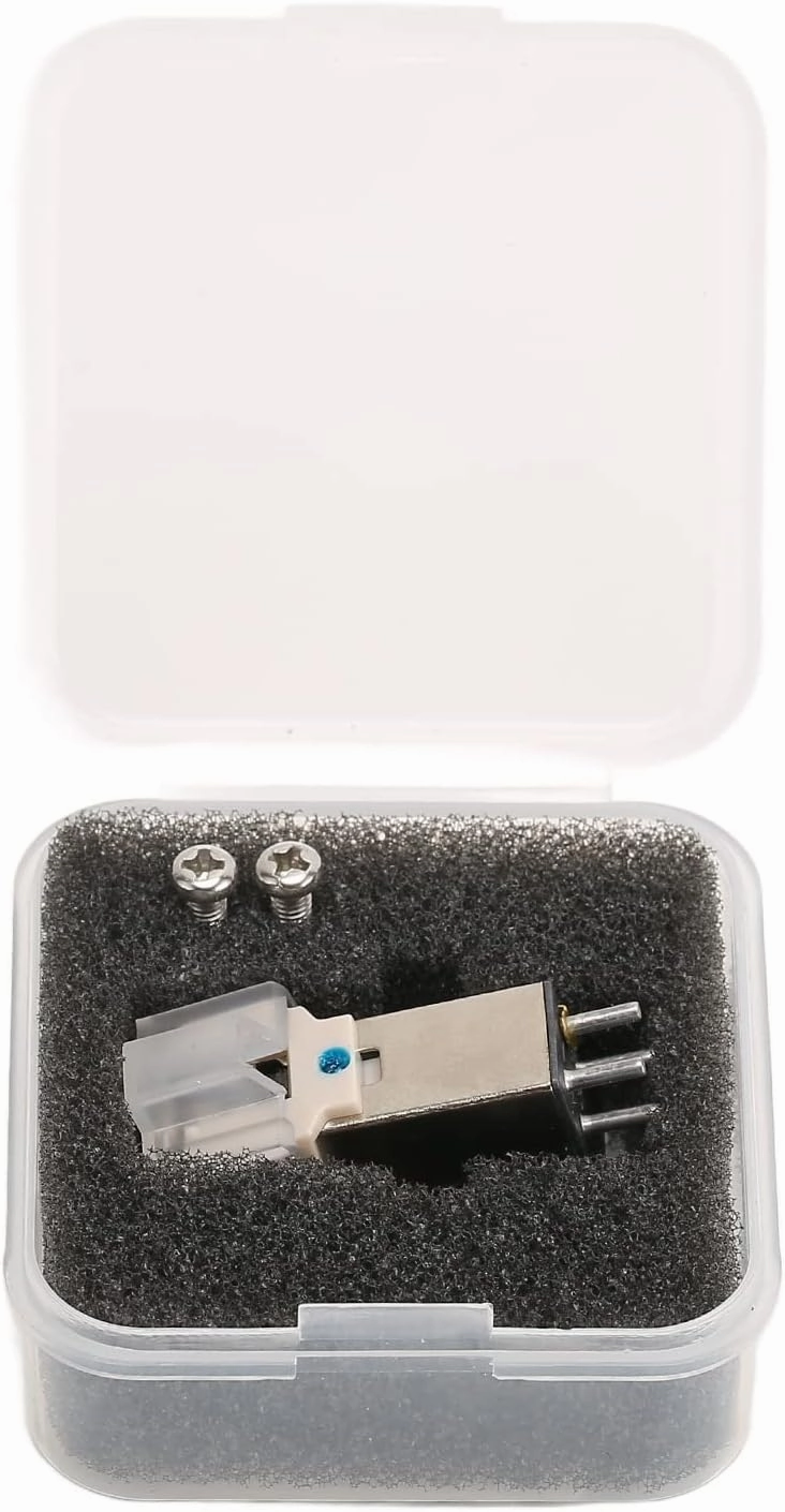 MM Moving Magnetic Cartridge Stylus Professional High Output High Accuracy Record Player Stylus for Turntable Phonograph ABS 28x10x10mm balanced output player,audiophile player,hi-res digital player,