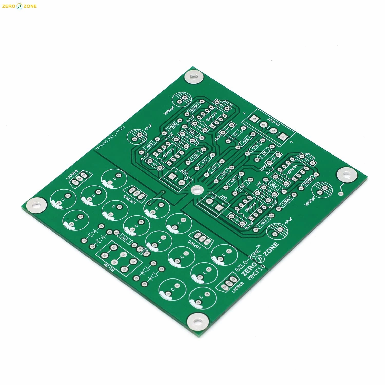 MMCF10 2-Channel RIAA Compliant MM Phono Preamp - PCB Only