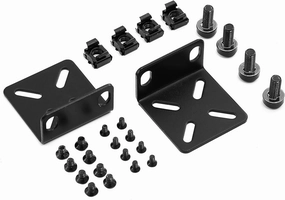 MokerLink Rack Mount Kit for 17.3 inch Wide Switches, Adjustable Hole Distance 14-29mm, 0.5-1.14inch, Compatible for Some Cisco, NETGEAR, Dell, D-Link, Linksys, HP, TRENDnet, Buffalo Tech Products rackmount gear,audio rack equipment,studio rackmounts,