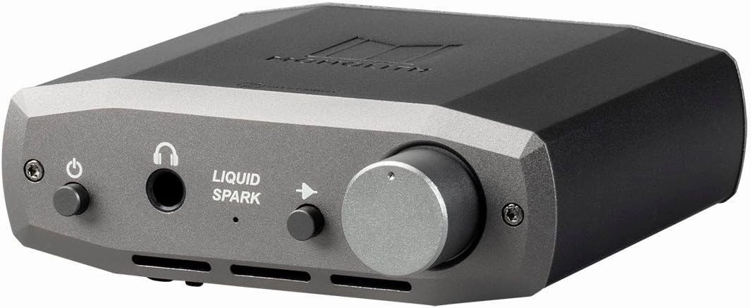 Monolith 133304 Liquid Spark Headphone Amplifier - by Alex Cavalli with RCA Input, Single 1/4 Output 1.3Watt@50R, 108Db headphone amplifier,portable amp,desktop headphone amp,