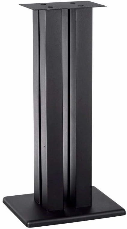 Monolith 24 Inch Speaker Stand (Each) - Supports 75 lbs, Adjustable Spikes, Compatible With Bose, Polk, Sony, Yamaha, Pioneer and others, Black speaker stands,monitor stands,floor speaker holders,