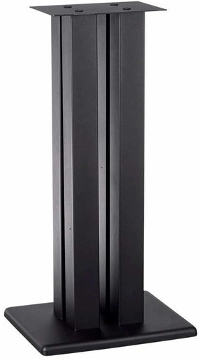 Monolith 24 Inch Speaker Stand (Each) - Supports 75 lbs, Adjustable Spikes, Compatible With Bose, Polk, Sony, Yamaha, Pioneer and others, Black speaker stands,monitor stands,floor speaker holders,